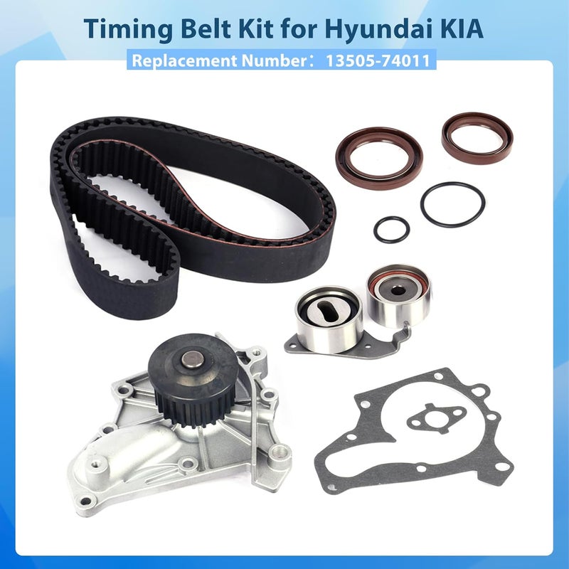 LORPHEIR Timing Belt Kit & Water Pump for Toyota - Camry 1987-2001, RAV4 1996-2000, Solara 1999-2001, Celica 1987-1999 2.0 2.2L - Image 3